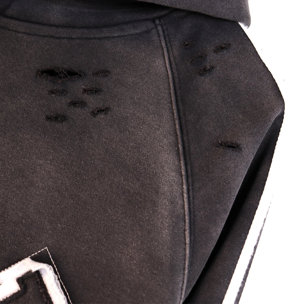 25ss High Quality Vale Washed Distressed  Hoodies Sweatpants Clothes Men Women Winter Autumn Casual Loose VALLEY  Pants