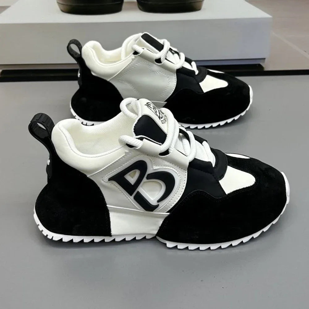 Man High-top Comfortable Winter Lace-up Casual Walking Shoes Outdoor Sports Fashion Luxury Design Walking Men Sneakers