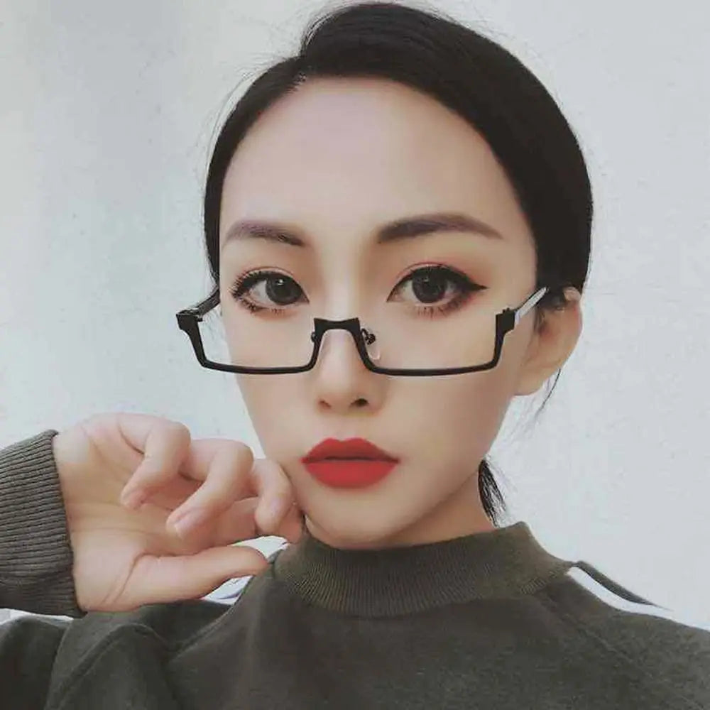Classic Blue Ray Blocking Anti-Blue Light Glasses Eye Protection Metal Computer Goggles Ultralight Square Eyeglasses Men Women
