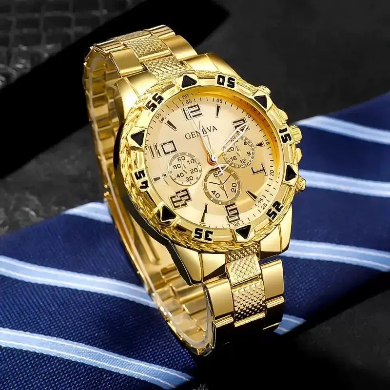 Mens Watches Luxury Brand Watches for Mens Fashion High Quality Luxury Simple WristWatch Business Full Steel Sports Male Clock
