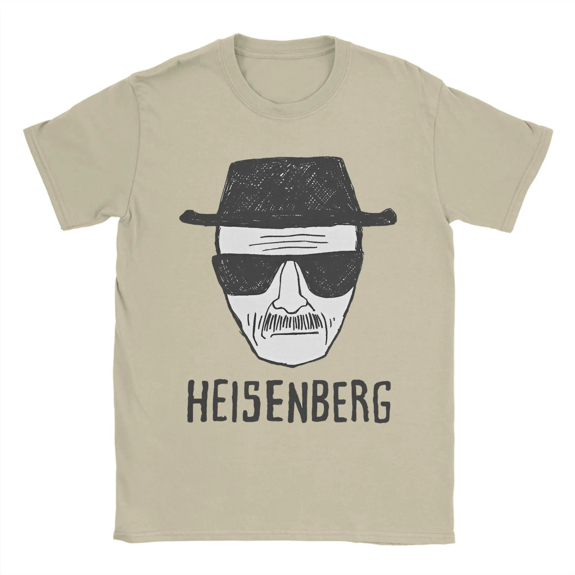 Breaking Bad  Heisenberg Drawing Merch Men Women T Shirt 100% Cotton Tee Printed  Tops T-shirt