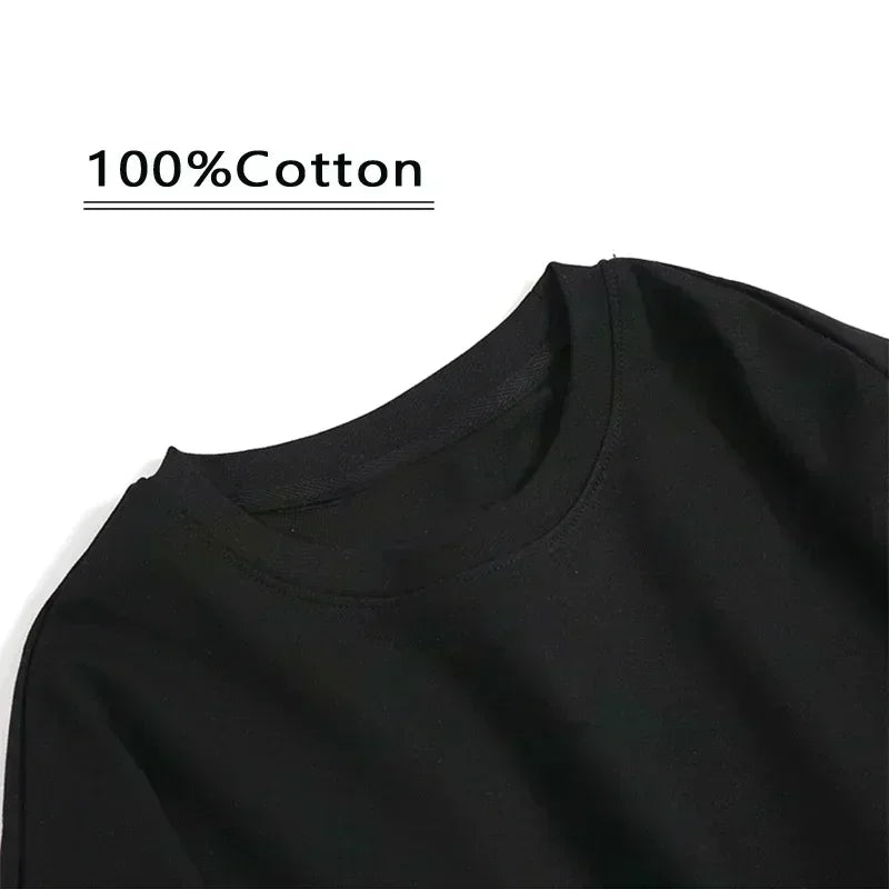 American High Street Fashion Clothing Street Hip-hop Retro Skull Fashionable Loose T-shirt Men Harajuku Y2K Casual Short Sleeves