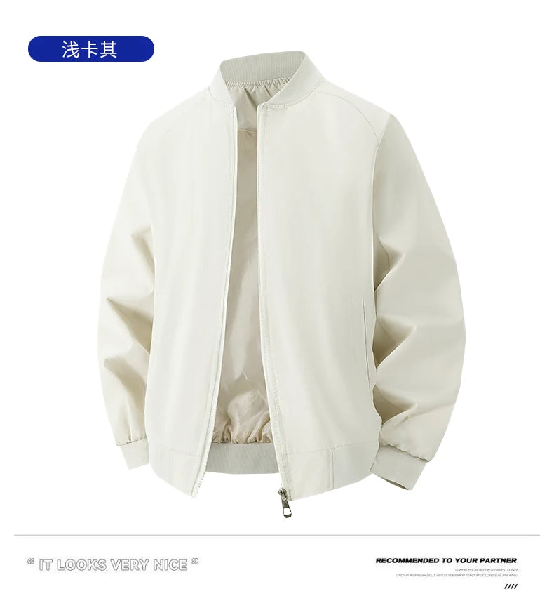 Mens Jacket Spring Autumn Outdoor Sports Casual Coats Men Waterproof Breathable Men Clothing Bomber Jacket Men Varsity Jacket