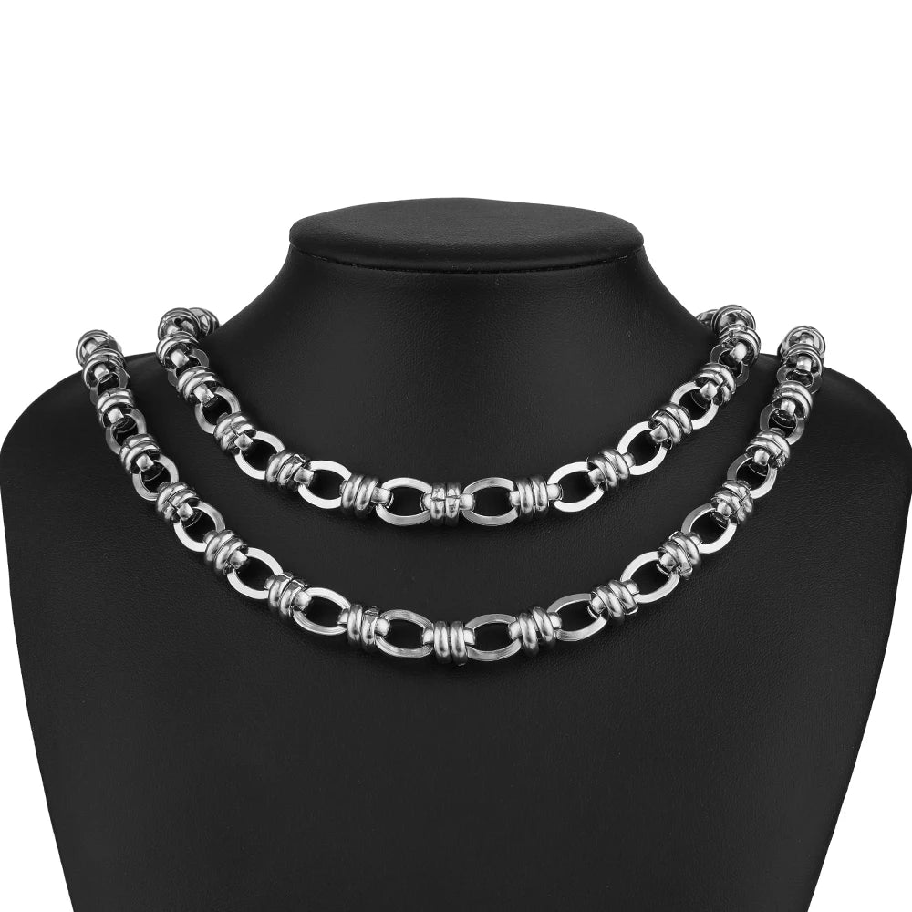 1 Meter Stainless Steel 304 Chunky Knot Big Chains DIY Jewelry Making Accessories Hip Hop Necklaces Findings Bracelets Supplies