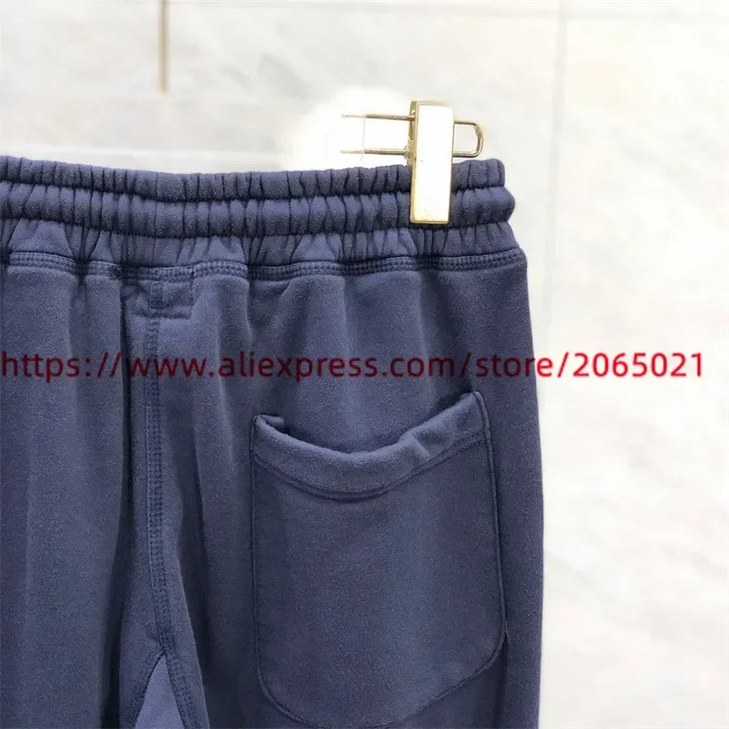 Sanskrit Printing Apricot Saint Sweatpants Men Women Jogger Drawstring Pants